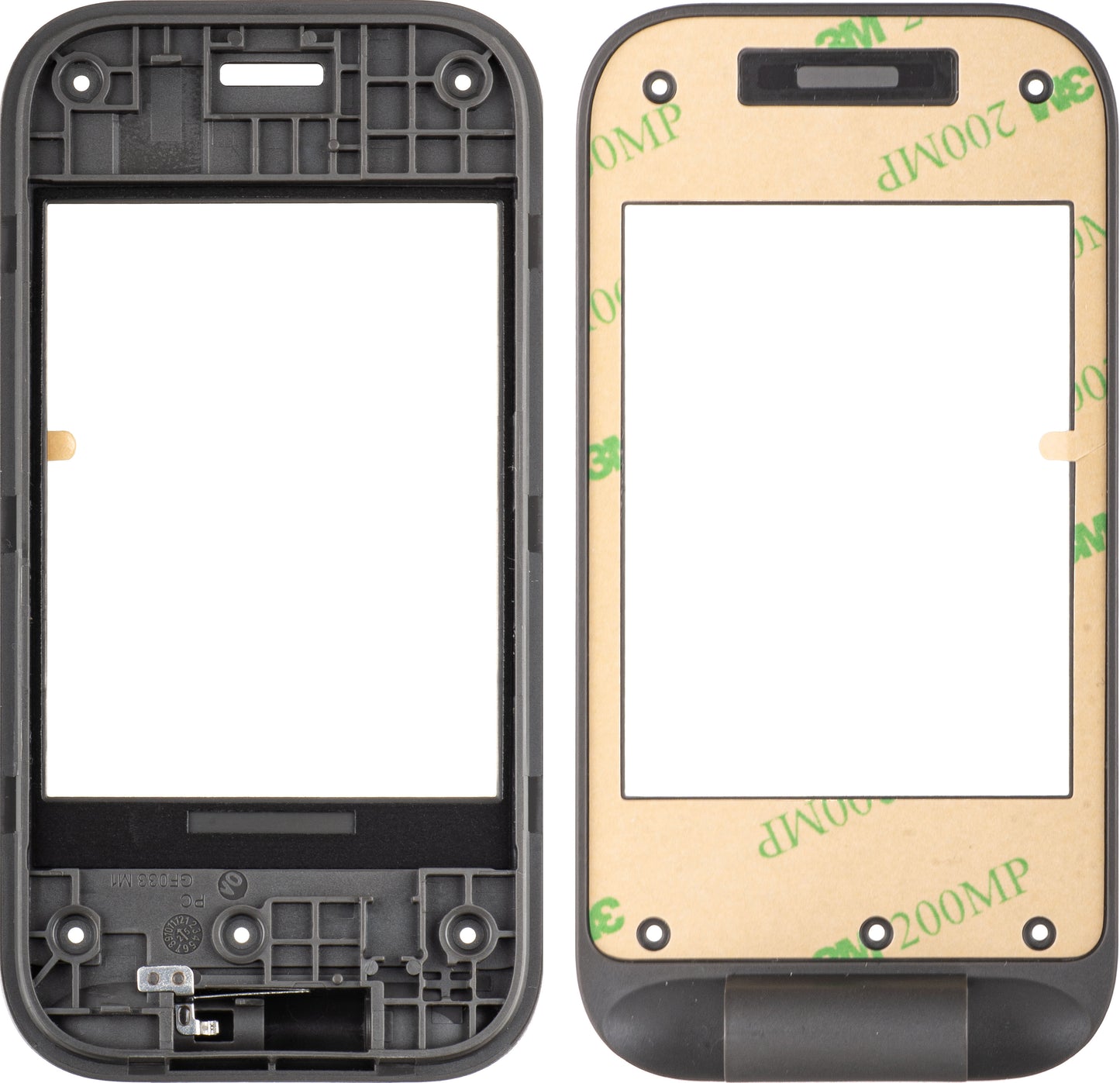 B Shell Cover за HMD 2660 Flip, черен