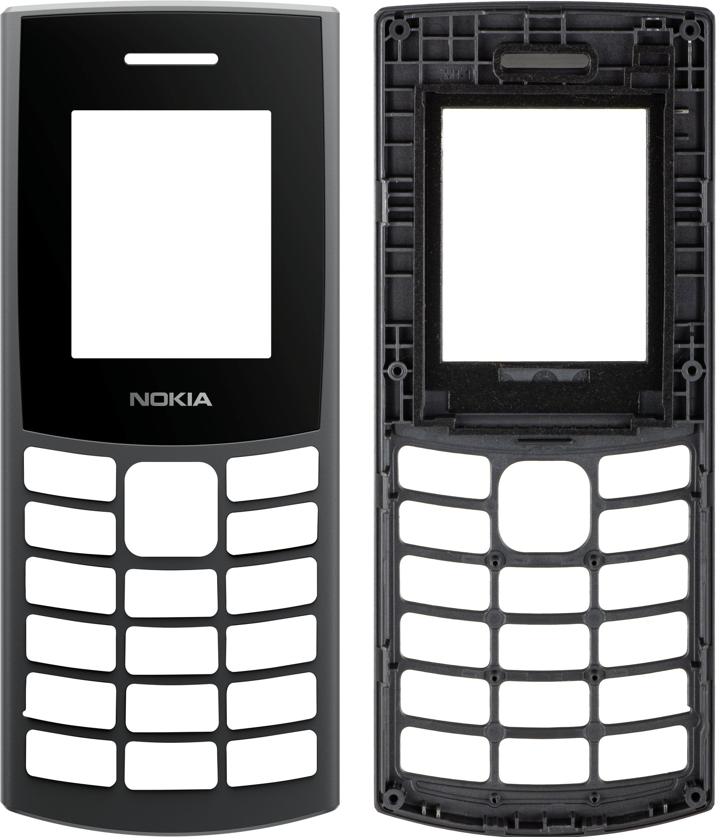 Преден капак за Nokia 105 4G 2nd Edition, Charcoal