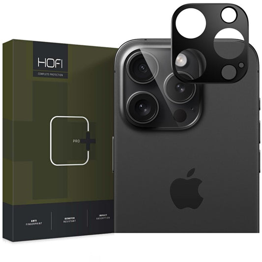 HOFI ALUCAM PRO+ защитна рамка за задна камера за Apple iPhone 16 Pro Max / 16 Pro, черна