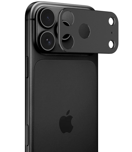 Рамка за защита на задна камера Tech-Protect Camalloy Fit+ за Apple iPhone 18 Pro Max, алуминий, черна