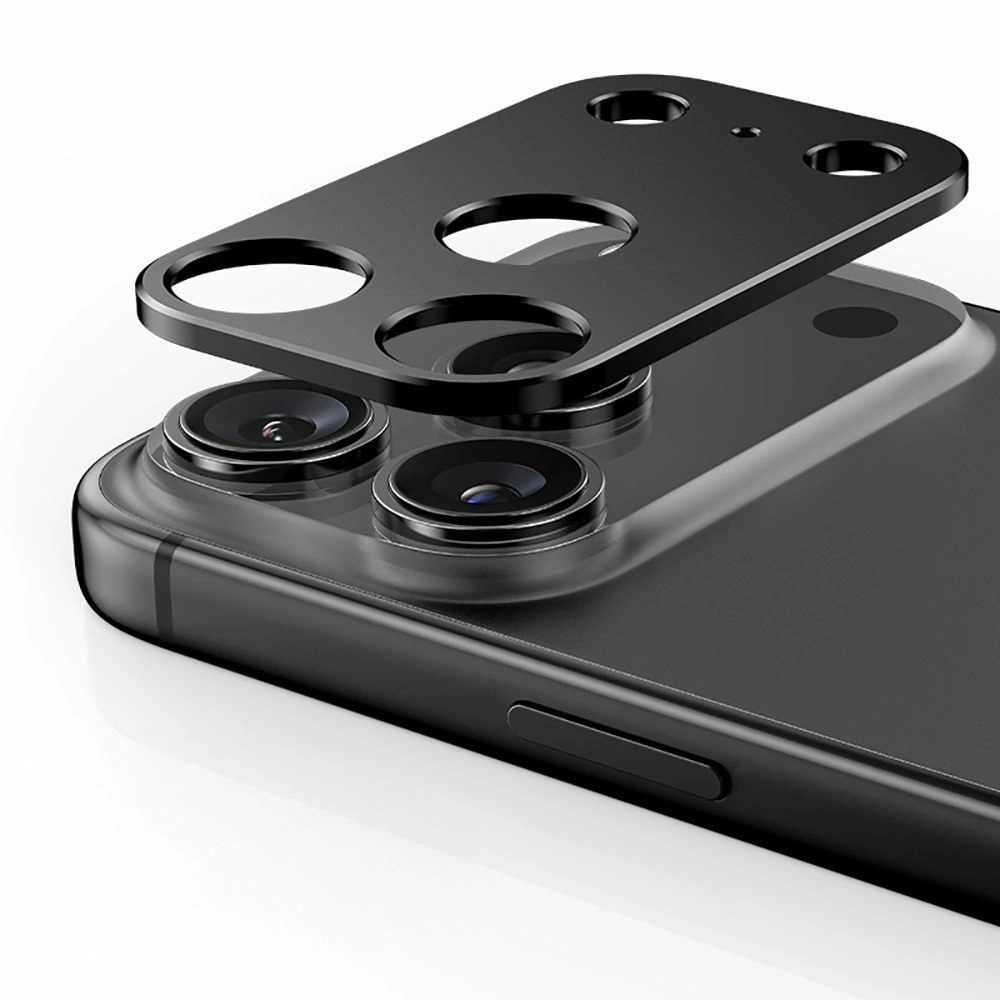 Рамка за защита на задната камера Tech-Protect Camalloy Fit+ за Apple iPhone 17 Pro, Алуминий, Оранжева
