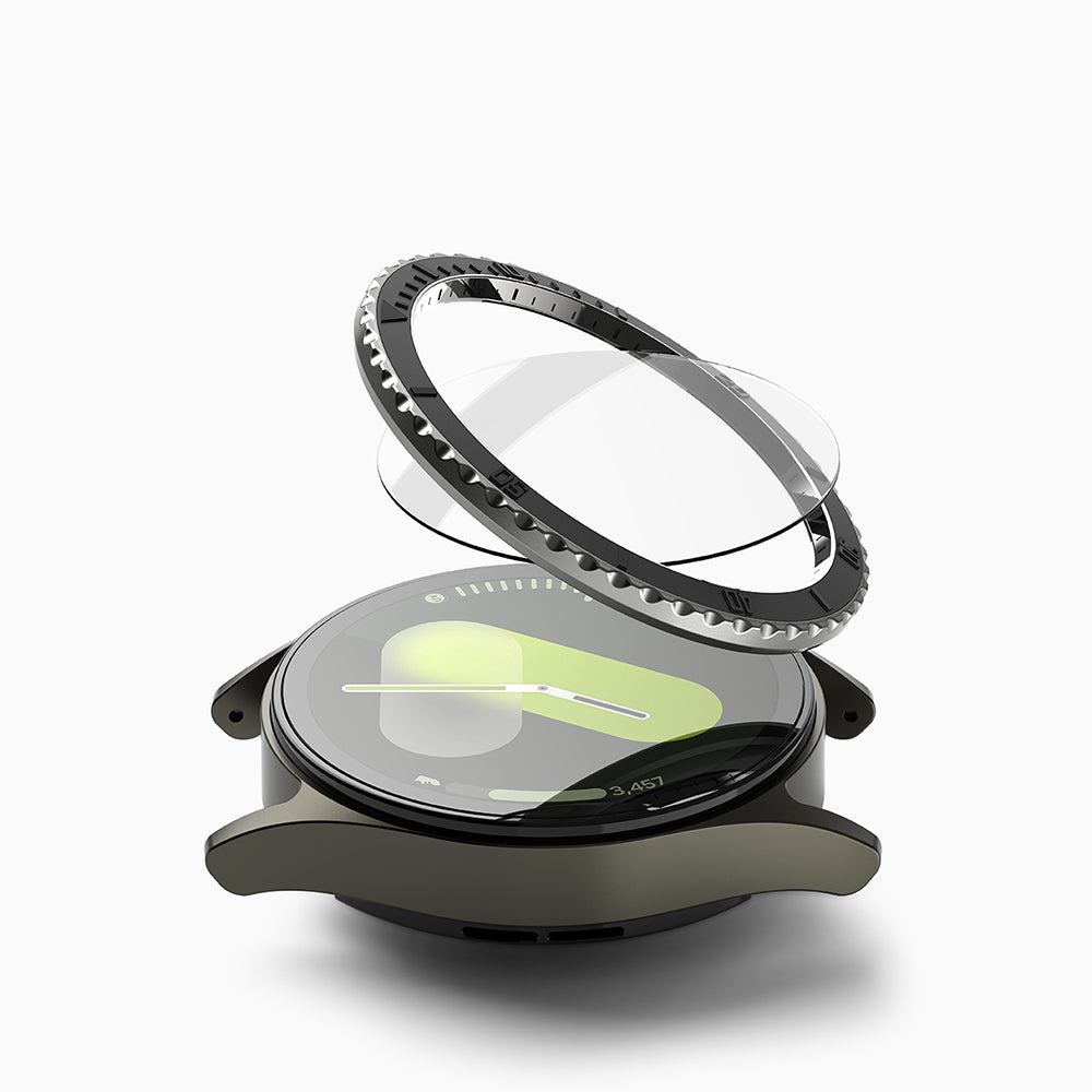 Рамка за защита Ringke Premium Styling за Samsung Galaxy Watch7 40mm, Модел 3, Черна