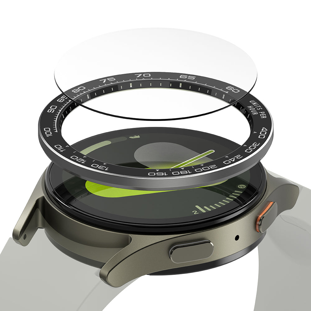 Рамка за защита Ringke Premium Styling за Samsung Galaxy Watch7 44mm, Модел 1, Черна