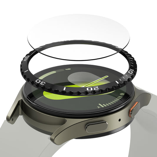 Рамка за защита Ringke Styling за Samsung Galaxy Watch7 40mm, Модел 6, Черна