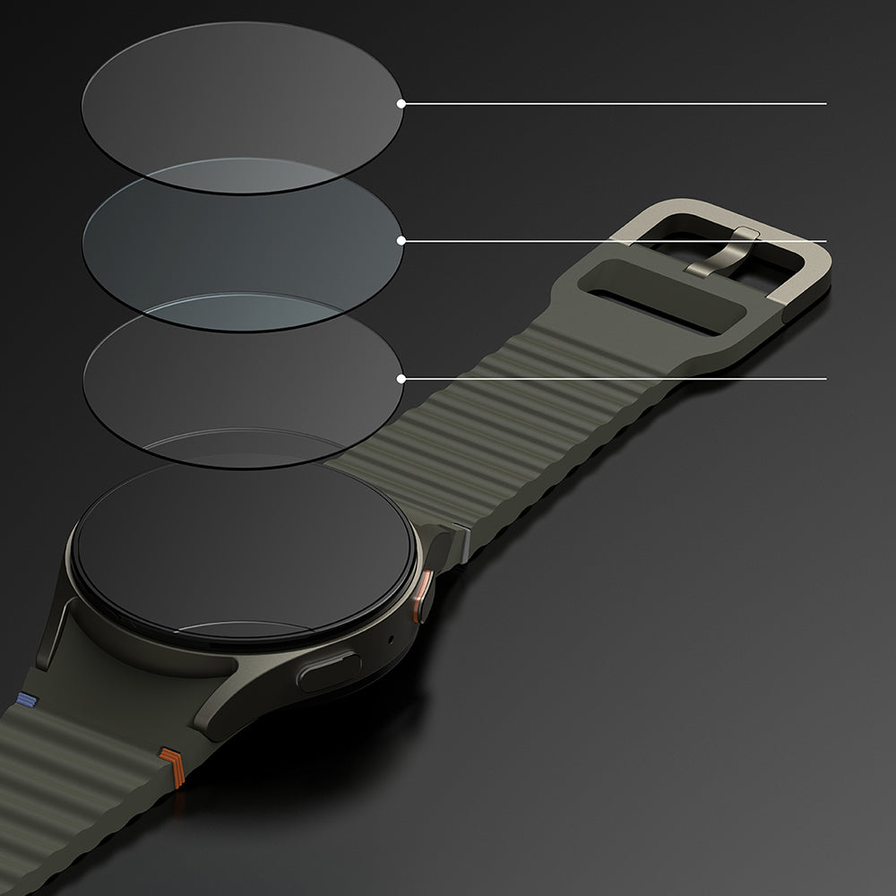 Рамка за защита Ringke Styling за Samsung Galaxy Watch7 44mm, Модел 5, Сребриста