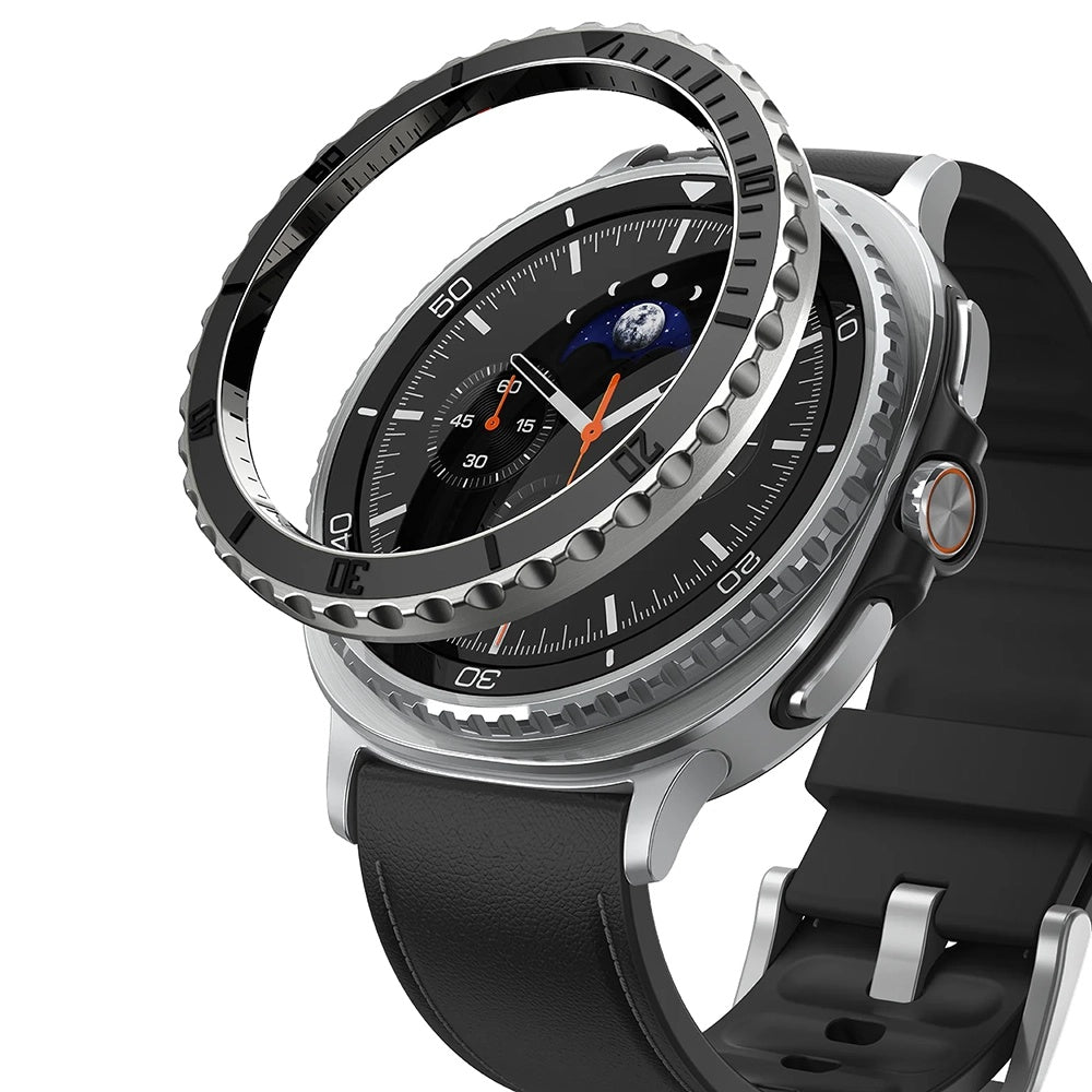 Рамка за защита Ringke Premium Styling за Samsung Galaxy Watch8 Classic, Черна