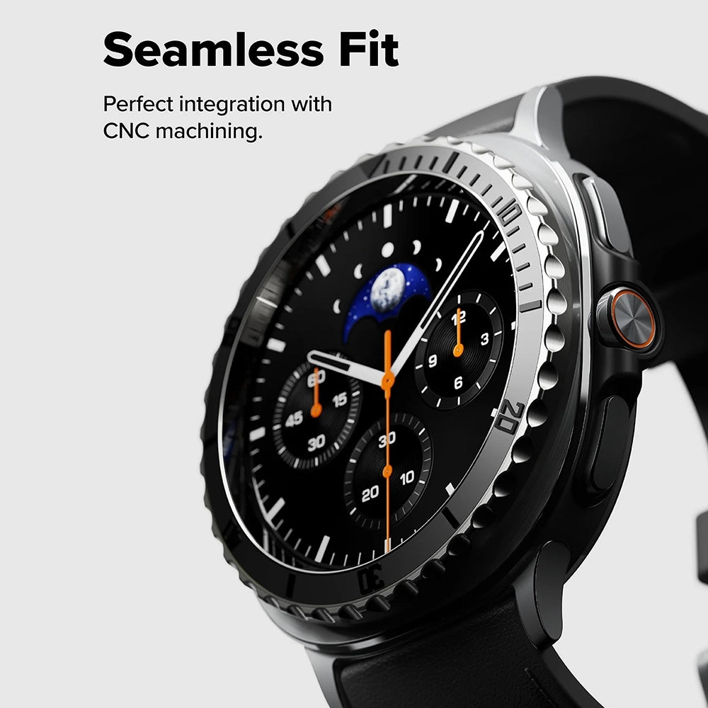 Рамка за защита Ringke Premium Styling за Samsung Galaxy Watch8 Classic, Черна