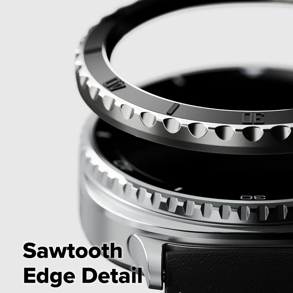 Рамка за защита Ringke Premium Styling за Samsung Galaxy Watch8 Classic, Черна