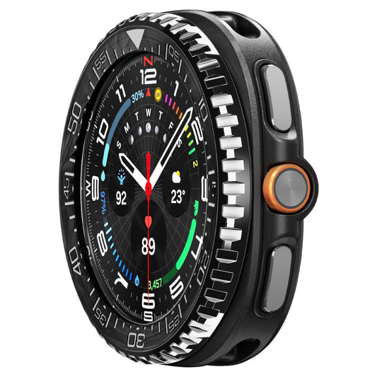 Рамка за защита Spigen Tune Pro Diver за Samsung Galaxy Watch8 Classic, Черна