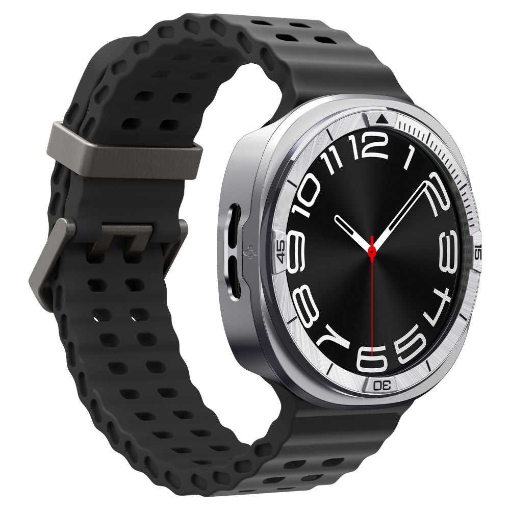Рамка за защита Spigen Tune Pro Pilot за Samsung Galaxy Watch8 44mm, Сребриста