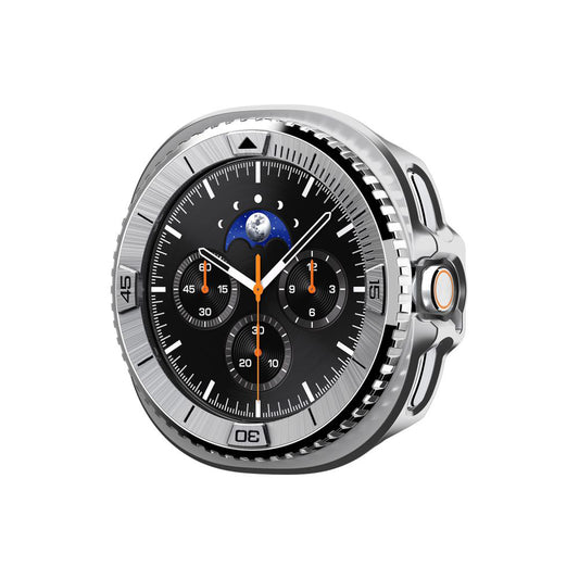 Рамка за защита Spigen Tune Pro Pilot за Samsung Galaxy Watch8 Classic, Сребриста