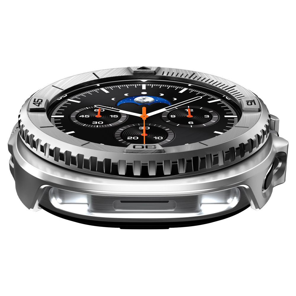 Рамка за защита Spigen Tune Pro Pilot за Samsung Galaxy Watch8 Classic, Сребриста ACS10017