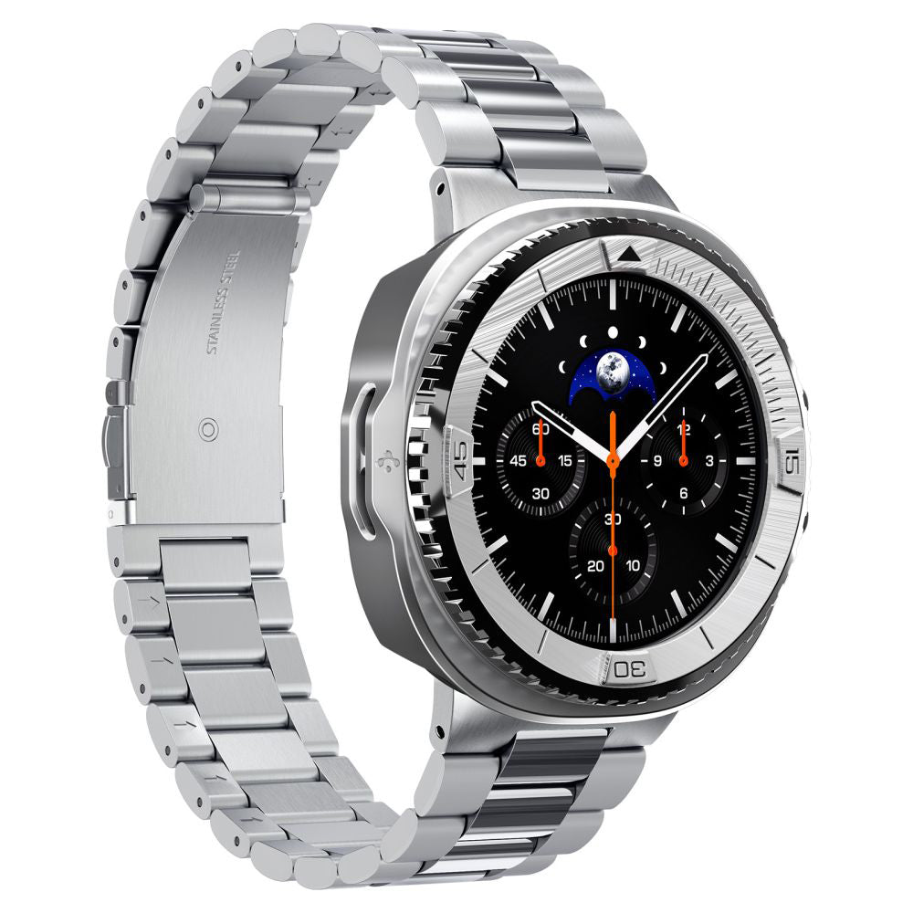 Рамка за защита Spigen Tune Pro Pilot за Samsung Galaxy Watch8 Classic, Сребриста ACS10017