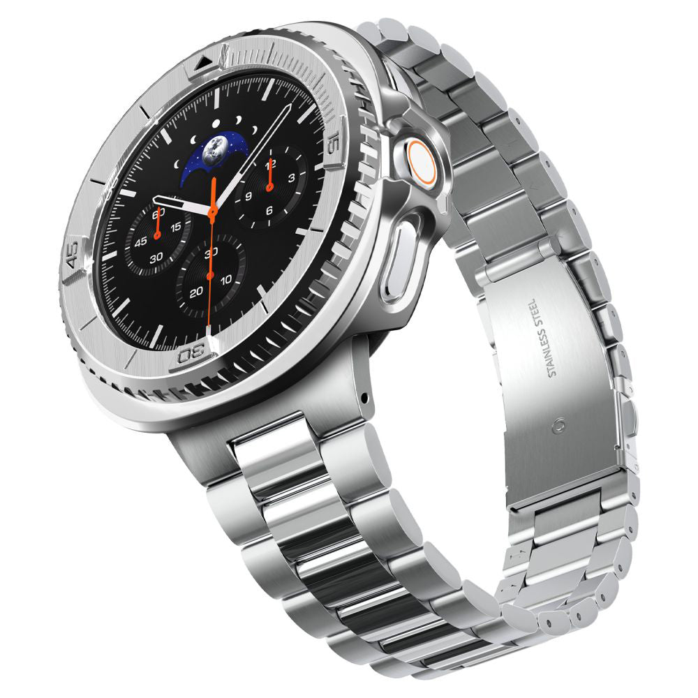 Рамка за защита Spigen Tune Pro Pilot за Samsung Galaxy Watch8 Classic, Сребриста ACS10017