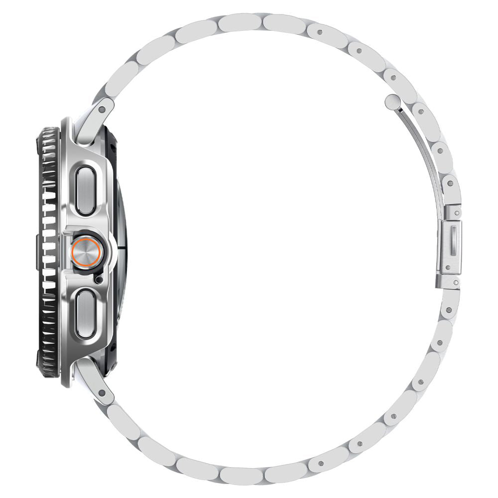 Рамка за защита Spigen Tune Pro Pilot за Samsung Galaxy Watch8 Classic, Сребриста ACS10017