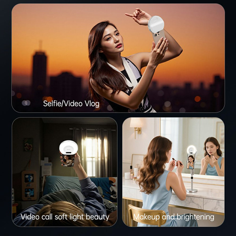 Selfie Light Yesido DH13, Универсален, Бял