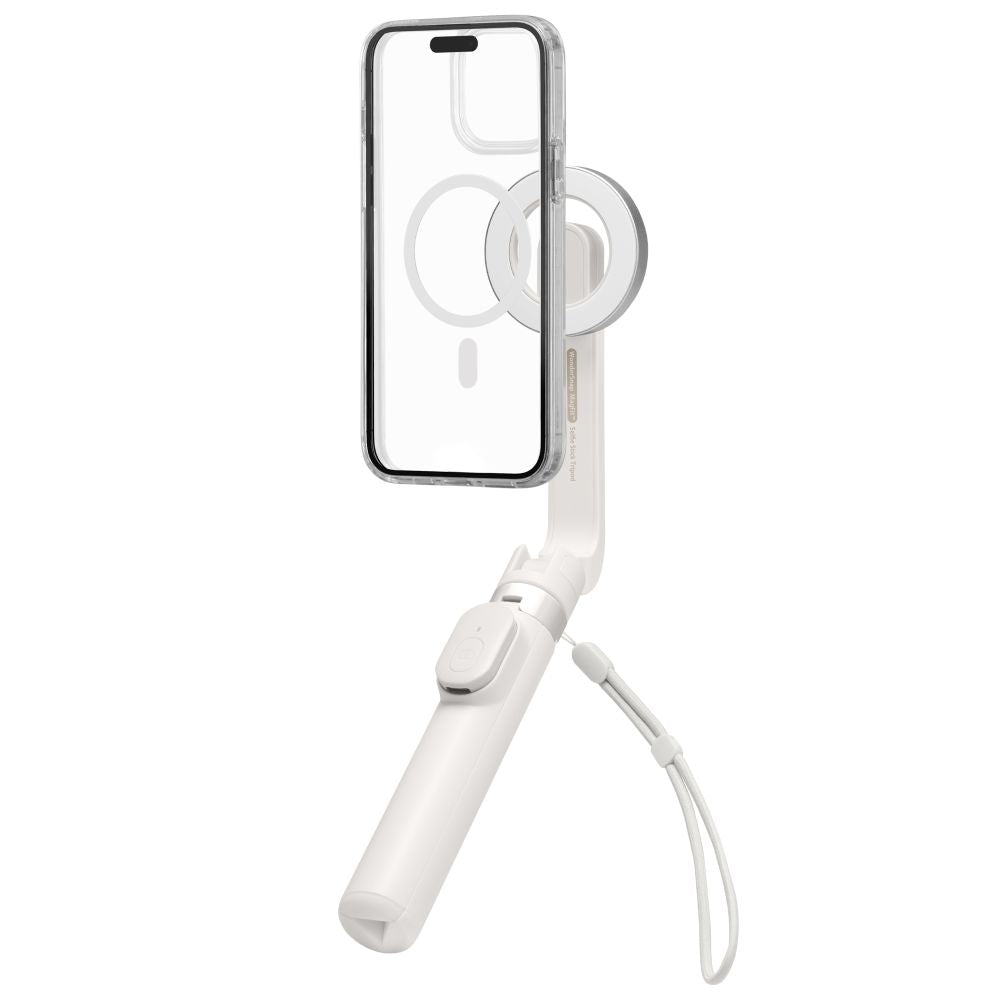 Селфи стик Bluetooth Spigen S571W, Универсален, Бежов