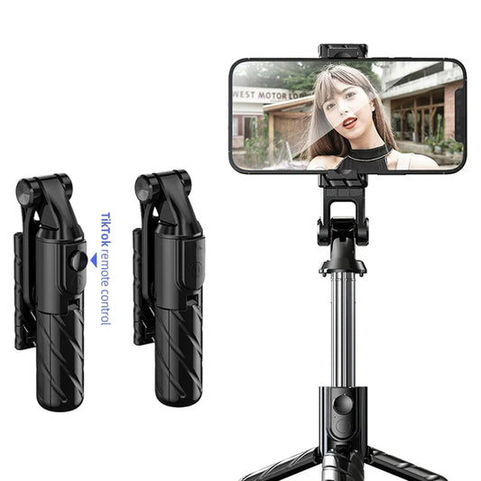 Selfie Stick Bluetooth Techsuit K03, Универсален, Черен