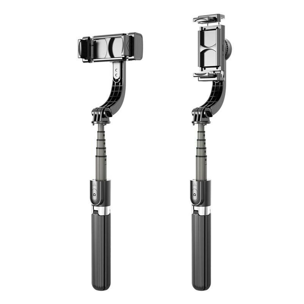 Selfie Stick Bluetooth Techsuit L08, Универсален, Черен