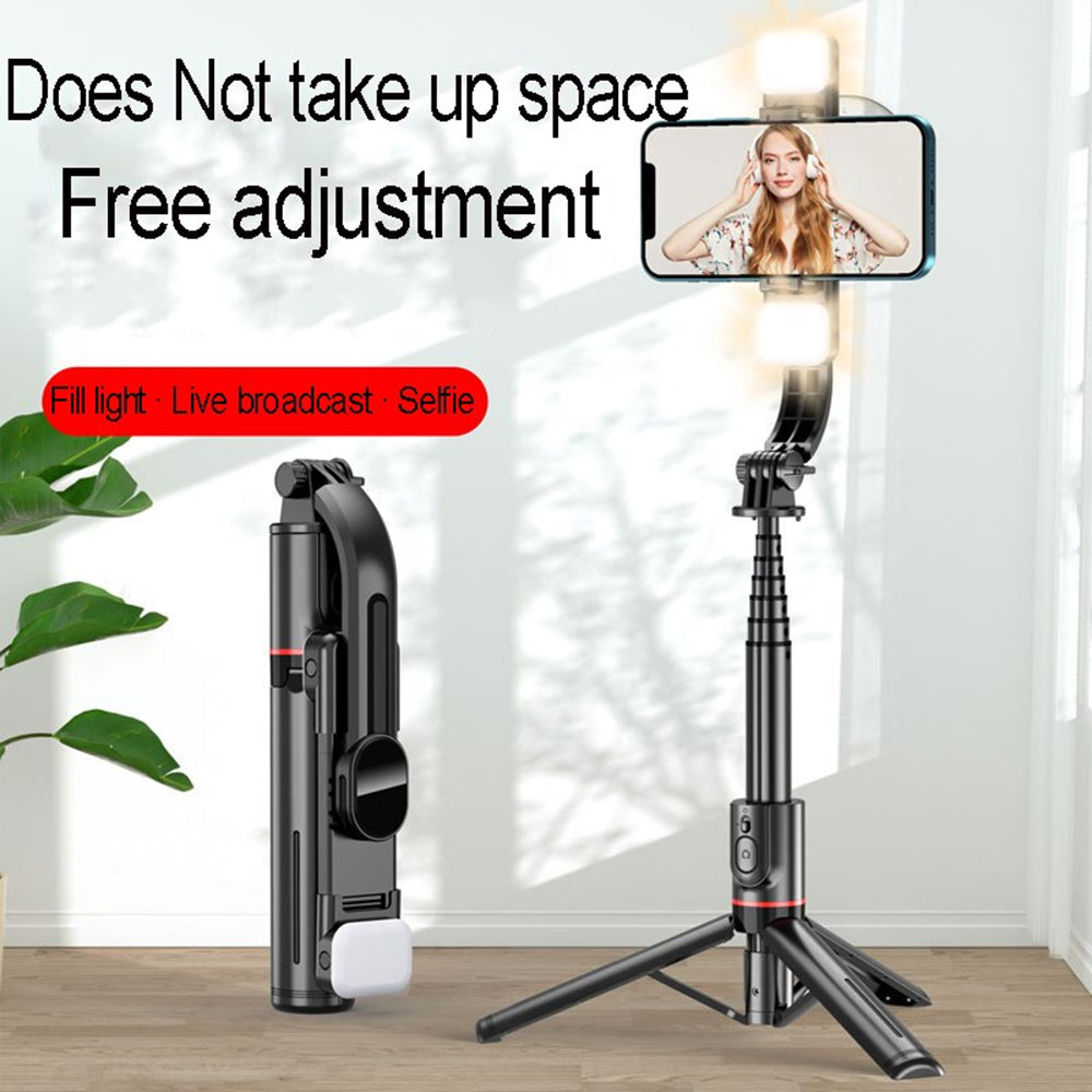 Selfie Stick Bluetooth Techsuit L12D, Universal, Black