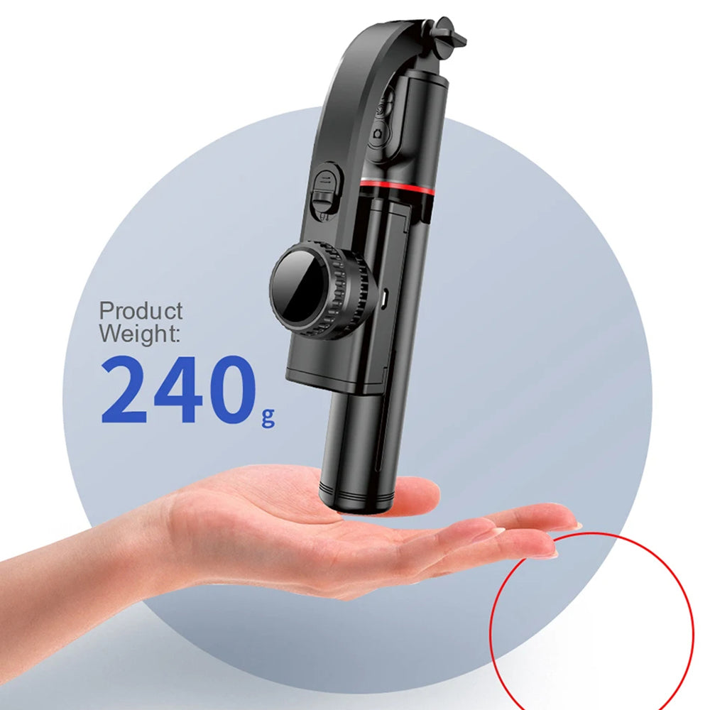 Selfie Stick Bluetooth Techsuit L19, Универсален, Черен