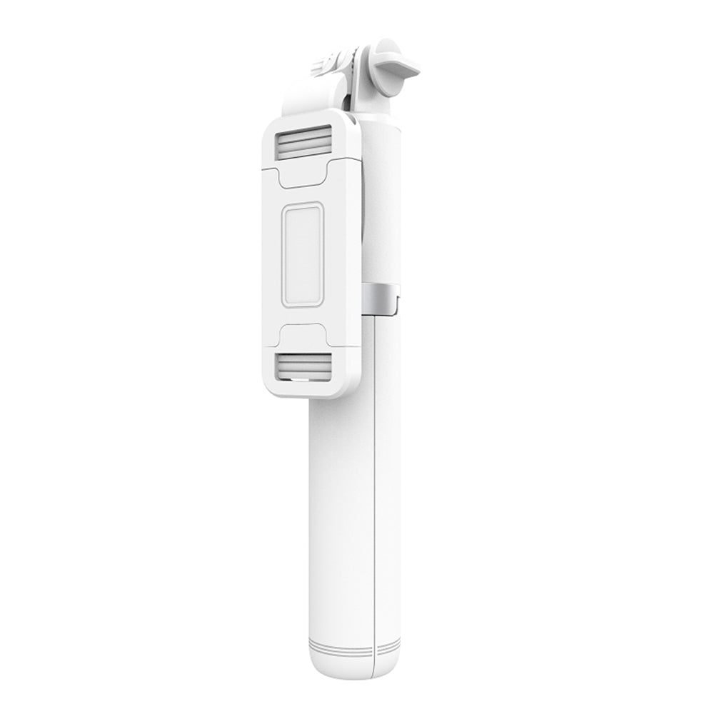 Selfie Stick Bluetooth Techsuit Q01, Универсален, Бял