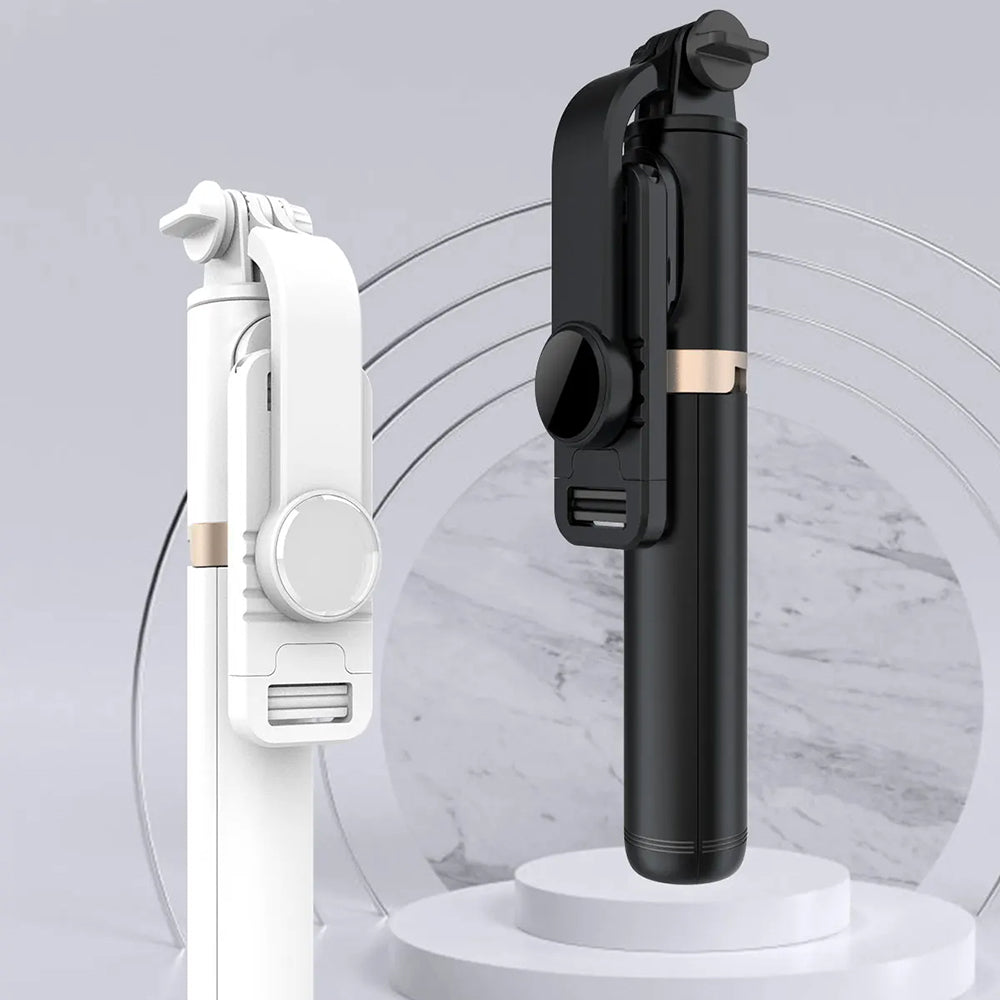 Selfie Stick Bluetooth Techsuit Q03, Универсален, Черен