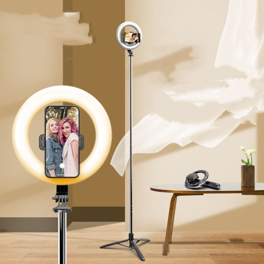 Selfie Stick Bluetooth Techsuit Q05s, Универсален, Черен