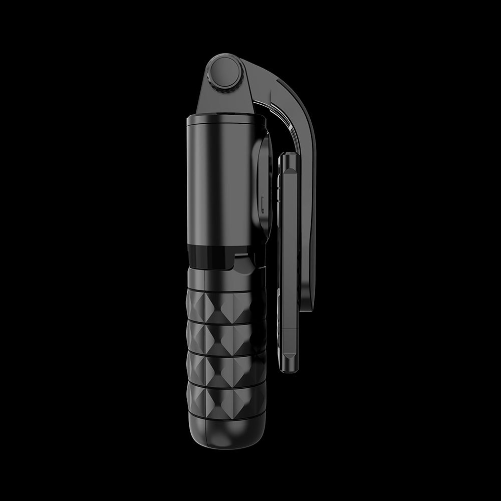 Селфи стик Bluetooth Techsuit Q11, Универсален, Черен