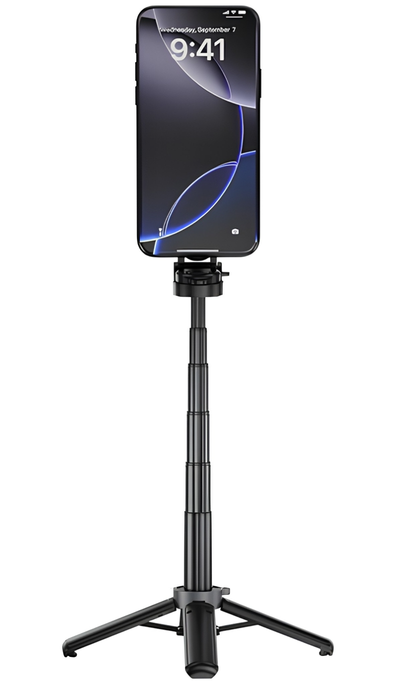 Селфи стик Bluetooth XO Design SS25 Pro, универсален, черен