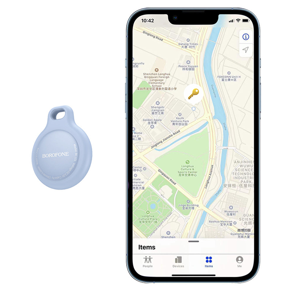 SmartTag Borofone BC101 Exquisite за iOS Series, Черен
