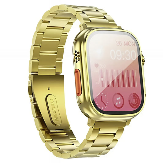 Смартчасовник HOCO Y12 Ultra Call, Златист