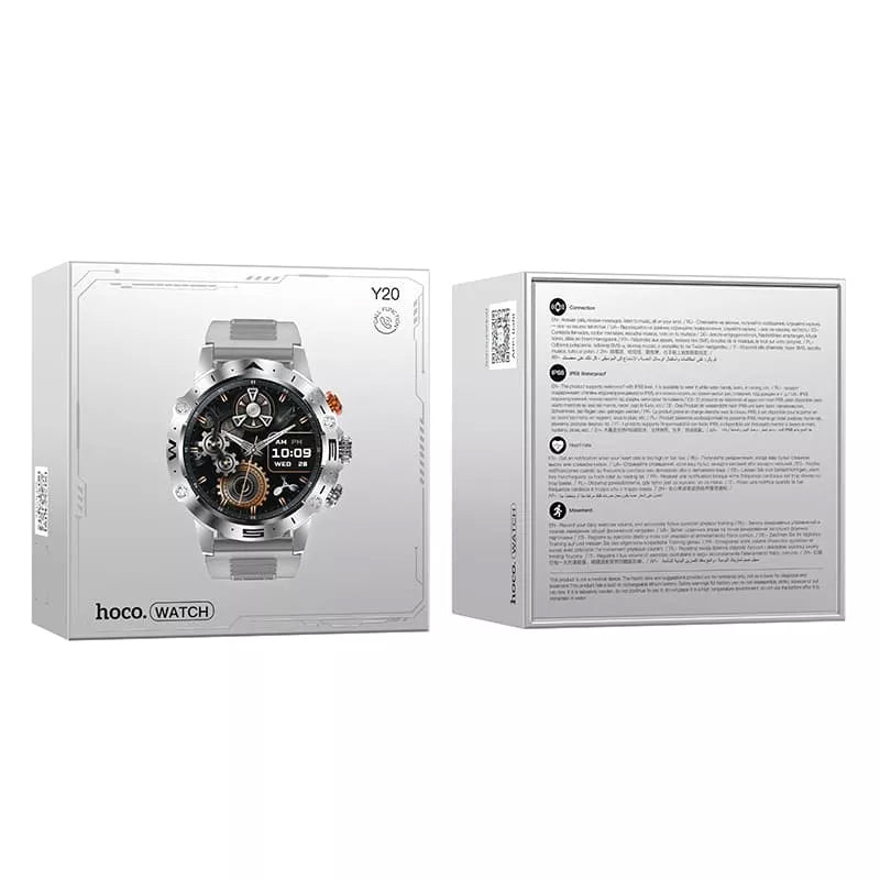 Smartwatch HOCO Y20, Сребрист