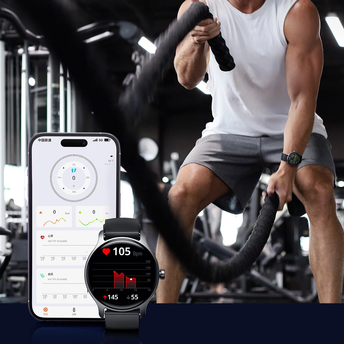 Smartwatch Joyroom JR-FC1 Call, Сив