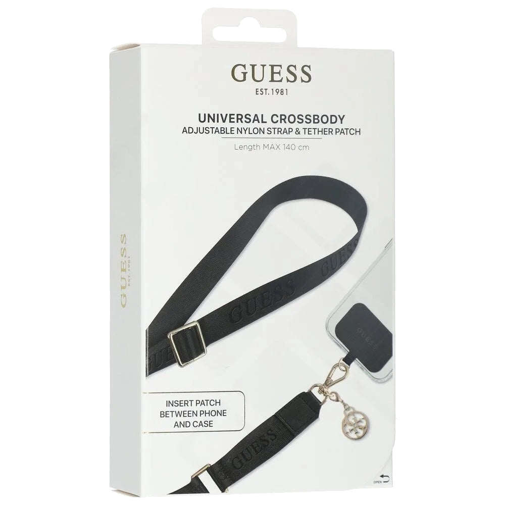 Връзка за телефон Guess Link Snap, Черна
