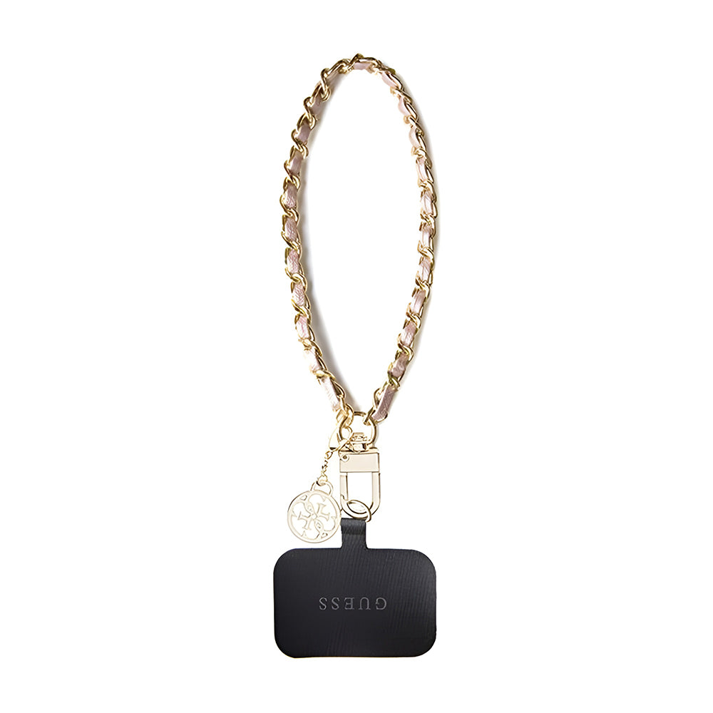 Връзка за телефон Guess Saffiano 4G Charm, Черен
