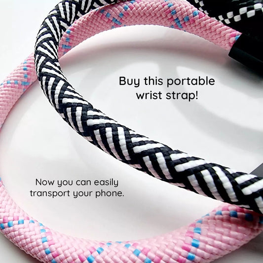 Връзка за телефон Techsuit RWS2-03, Черен