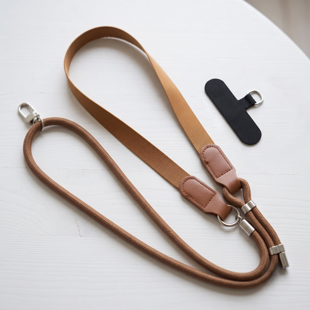 Techsuit UrbanLoop TLN11 Phone Lanyard, Light Brown