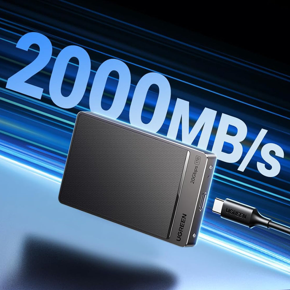 Solid State Drive (SSD външен) UGREEN 35270, 1TB, Сив