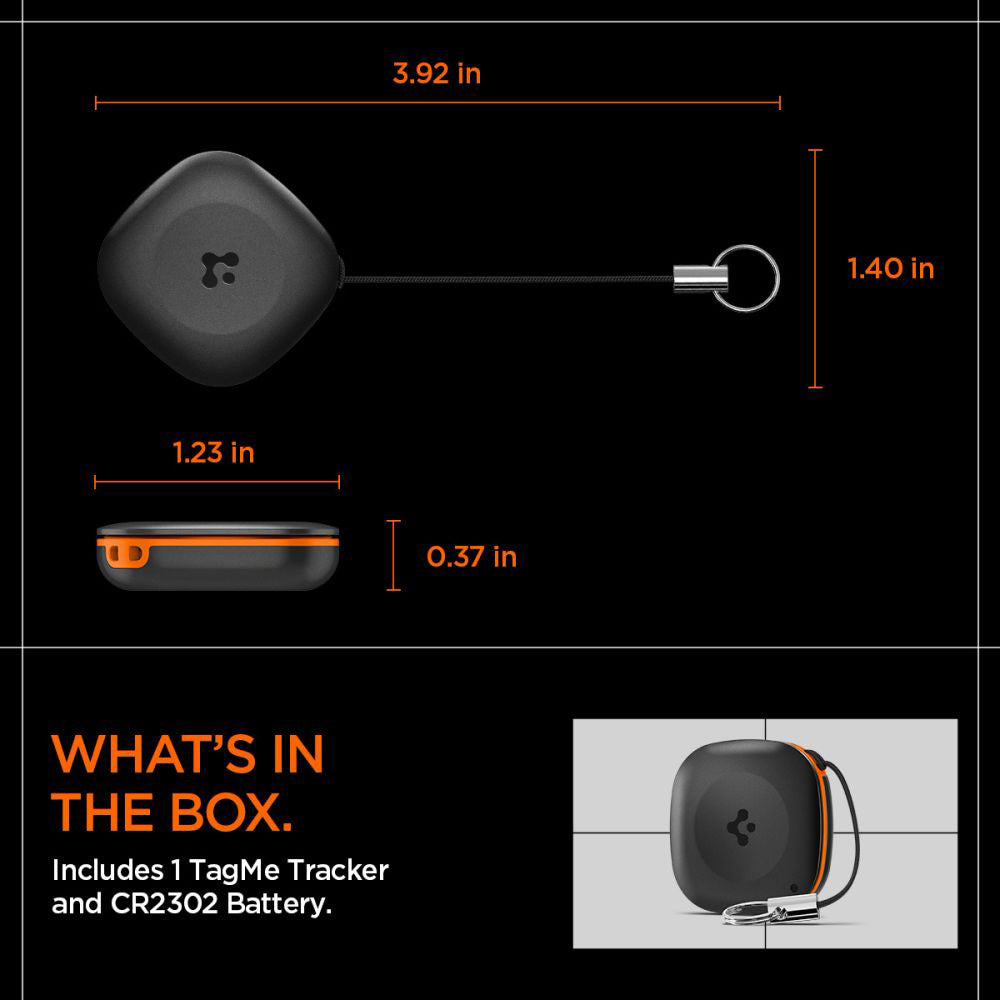 Spigen SmartTag TagMe за iOS Series, Черен