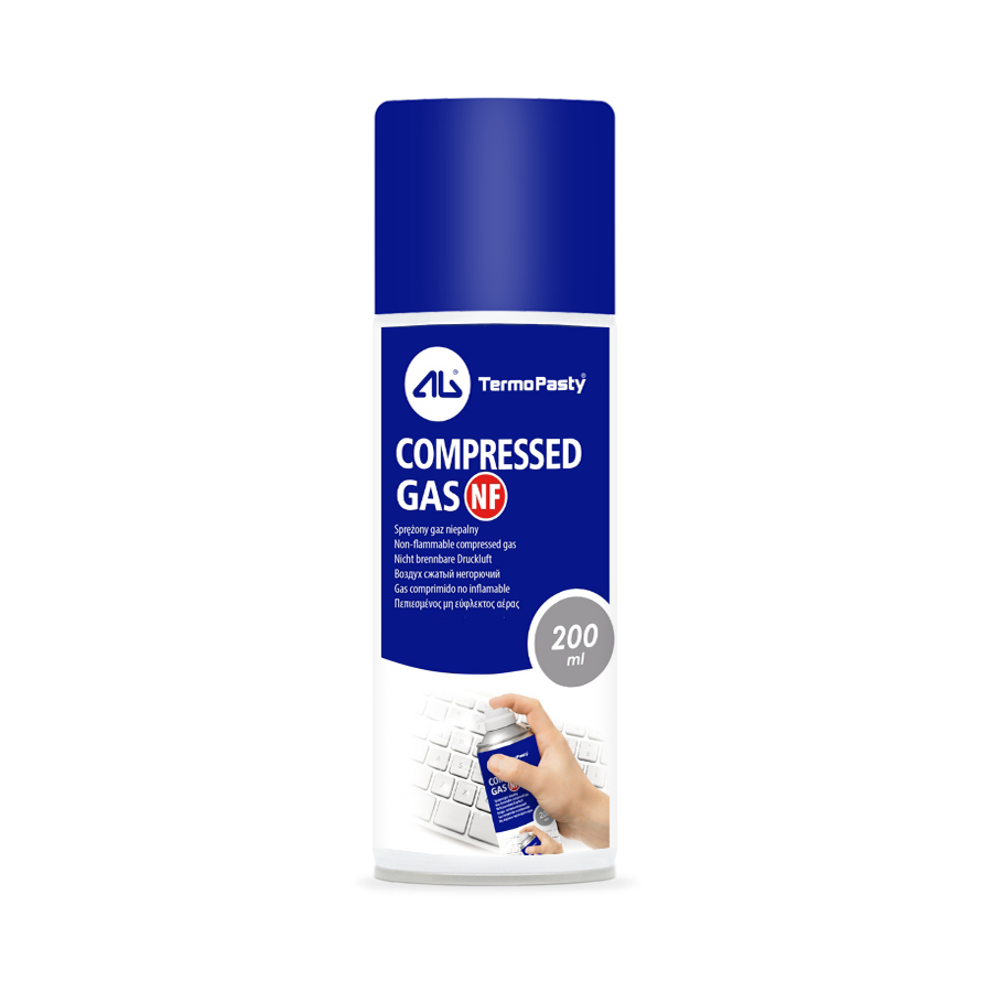 Спрей с компресиран въздух AG Termopasty NF (Негорим), 200ml ART.AGT-255