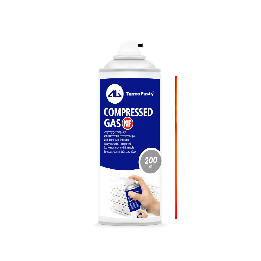 Спрей с компресиран въздух AG Termopasty NF (Негорим), 200ml ART.AGT-255