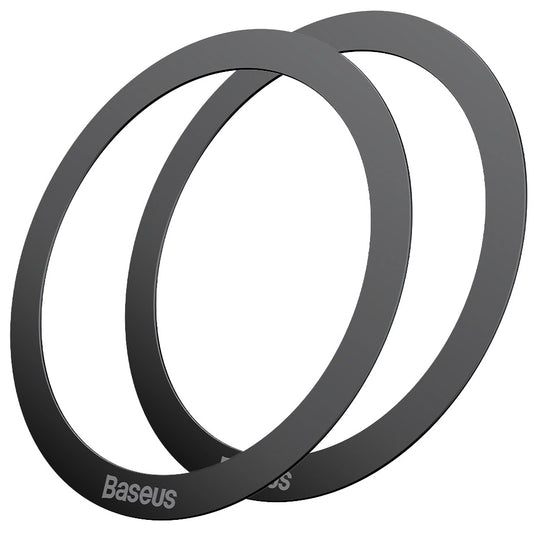 Метален стикер Baseus Halo Series, комплект от 2 части, черен PCCH000001
