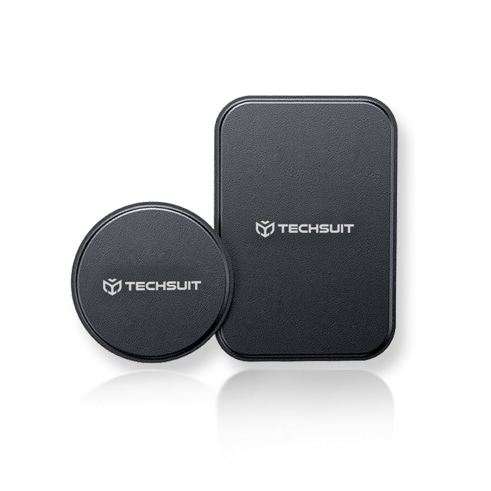 Стикер метален Techsuit MP02 2in1, Черен