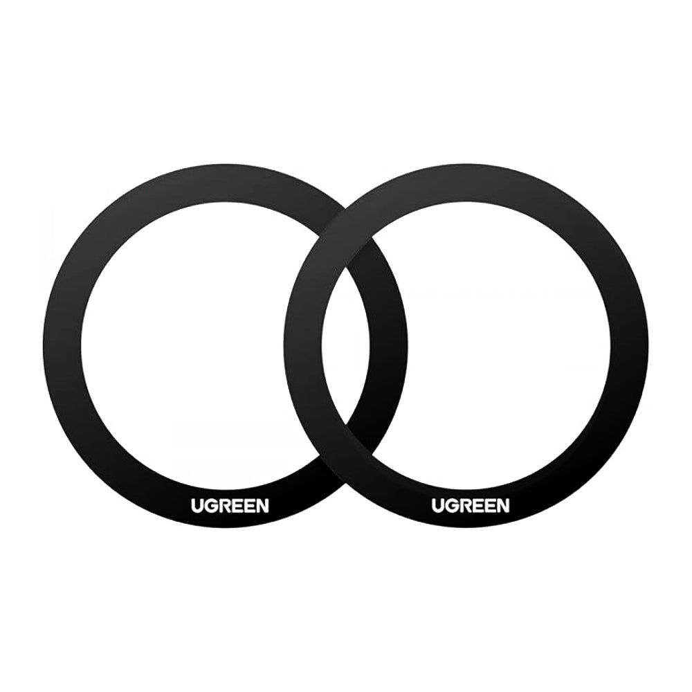 Метален стикер UGREEN LP428 (25766), Комплект 2 броя, Черен