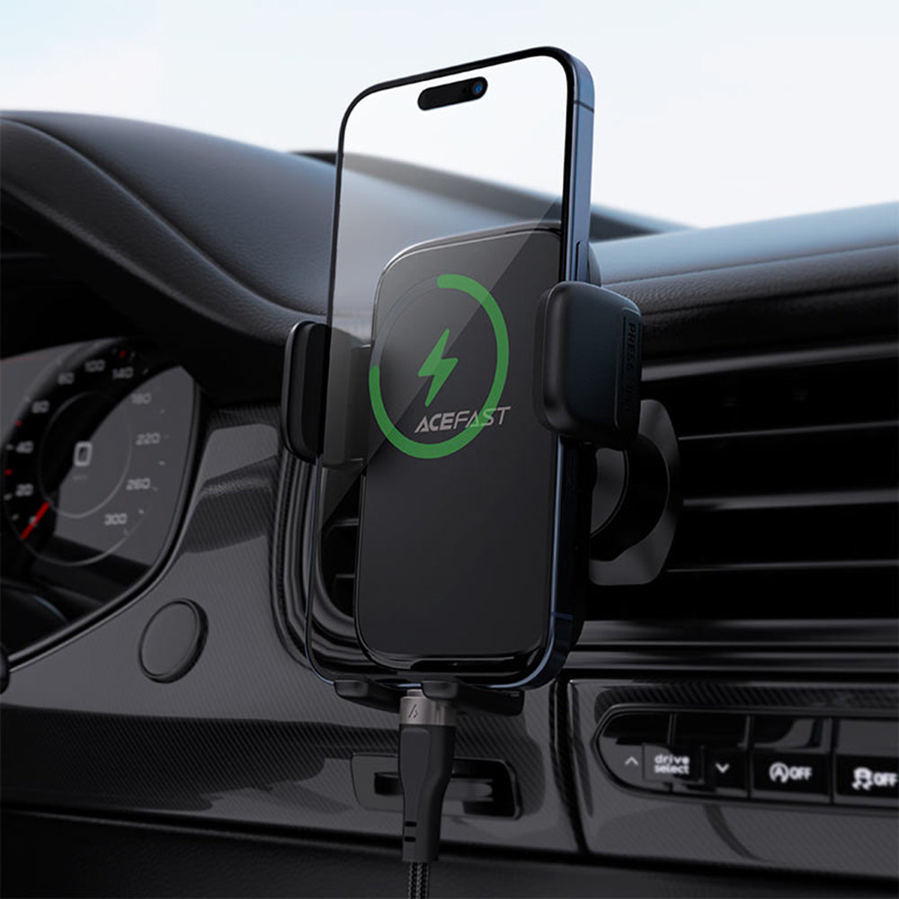 Автомобилен държач Acefast D27, 4.5inch - 6.7inch, Черен
