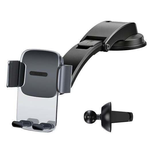 Baseus Gravity Grip Car Mount, 4,7 инча - 6,7 инча, черен