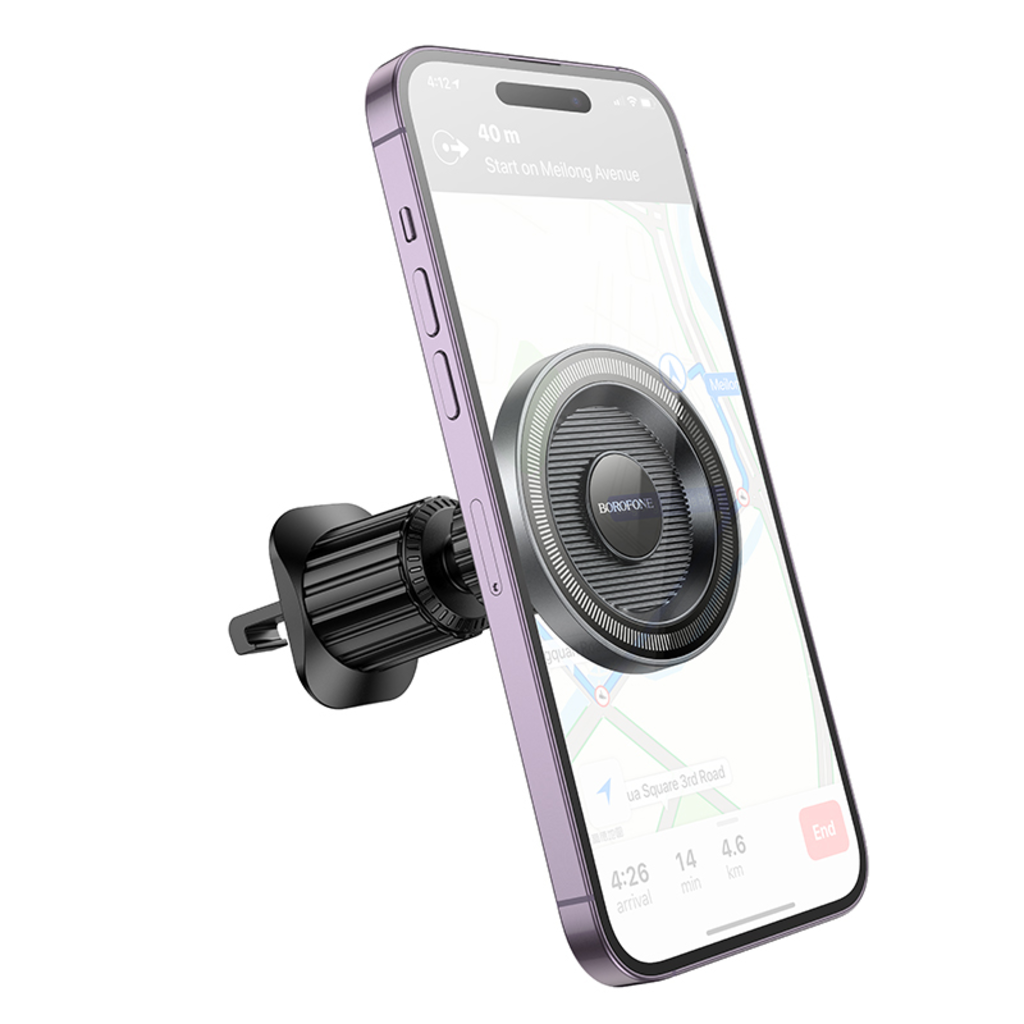 Магнитна стойка за кола Borofone BH122 Profit, 4.5inch - 7inch, Черен
