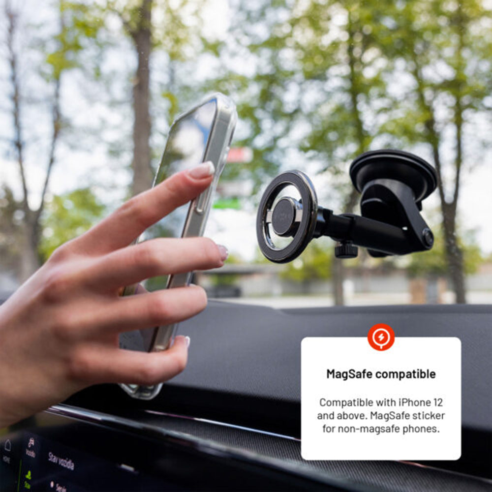 Автомобилен магнитен държач Fixed MagMount XL, Универсален, Черен
