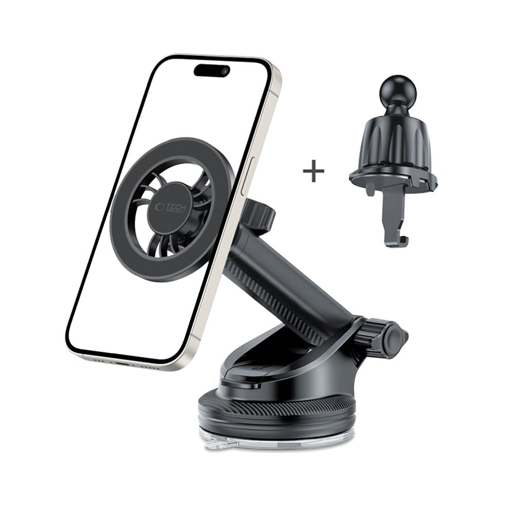 Tech-Protect N56 2in1 Magnetic Car Holder, Universal, Black